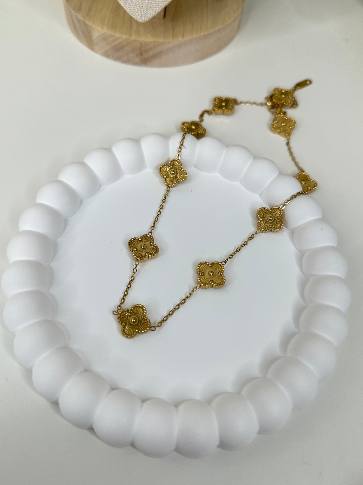 Clover Nacklace Oro