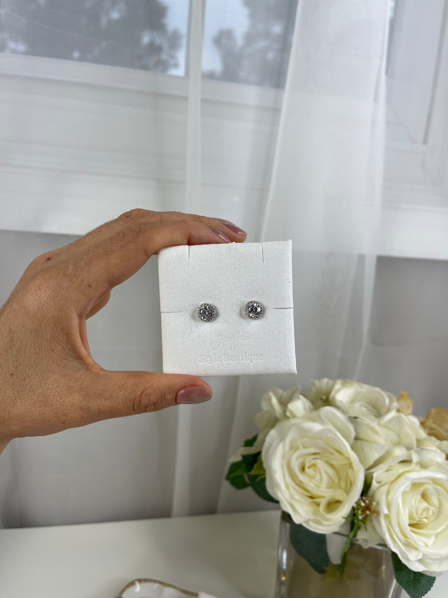 Evangeline Earrings - Classic Studs