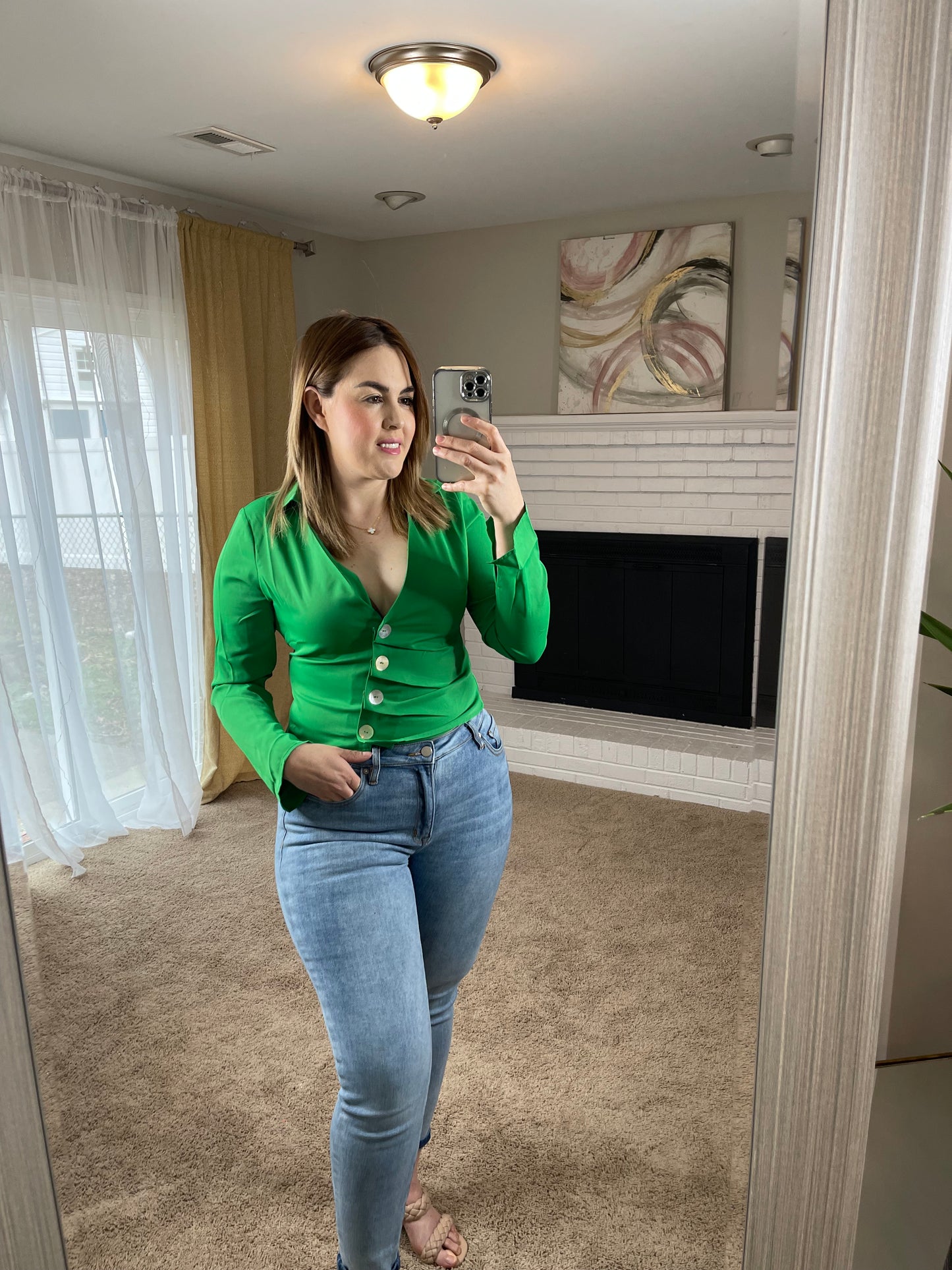 Yolandi top Verde