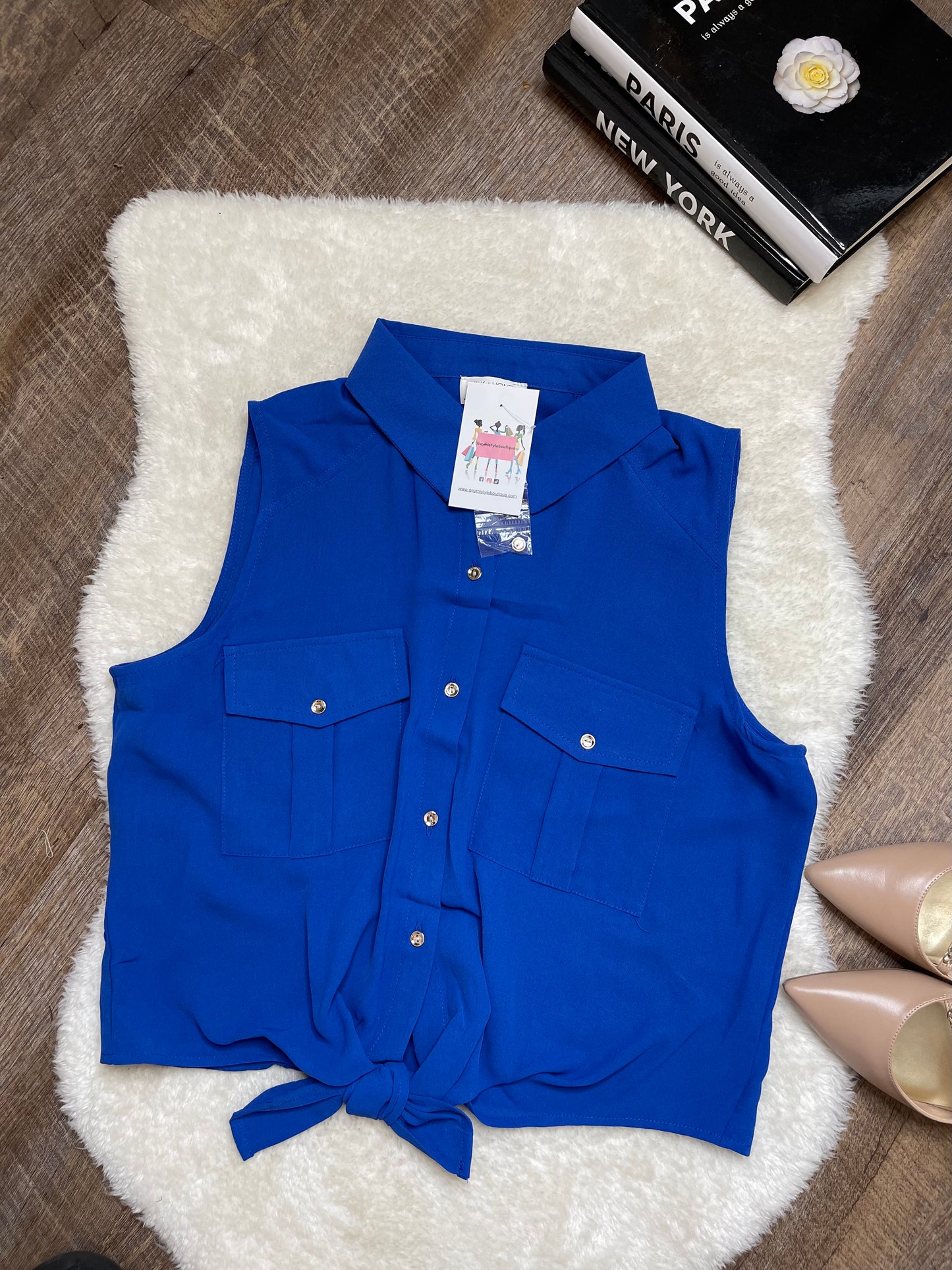 Blusa Nora Azul