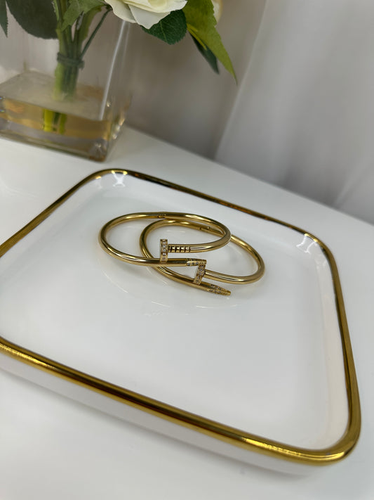 Pulsera de Clavo Oro