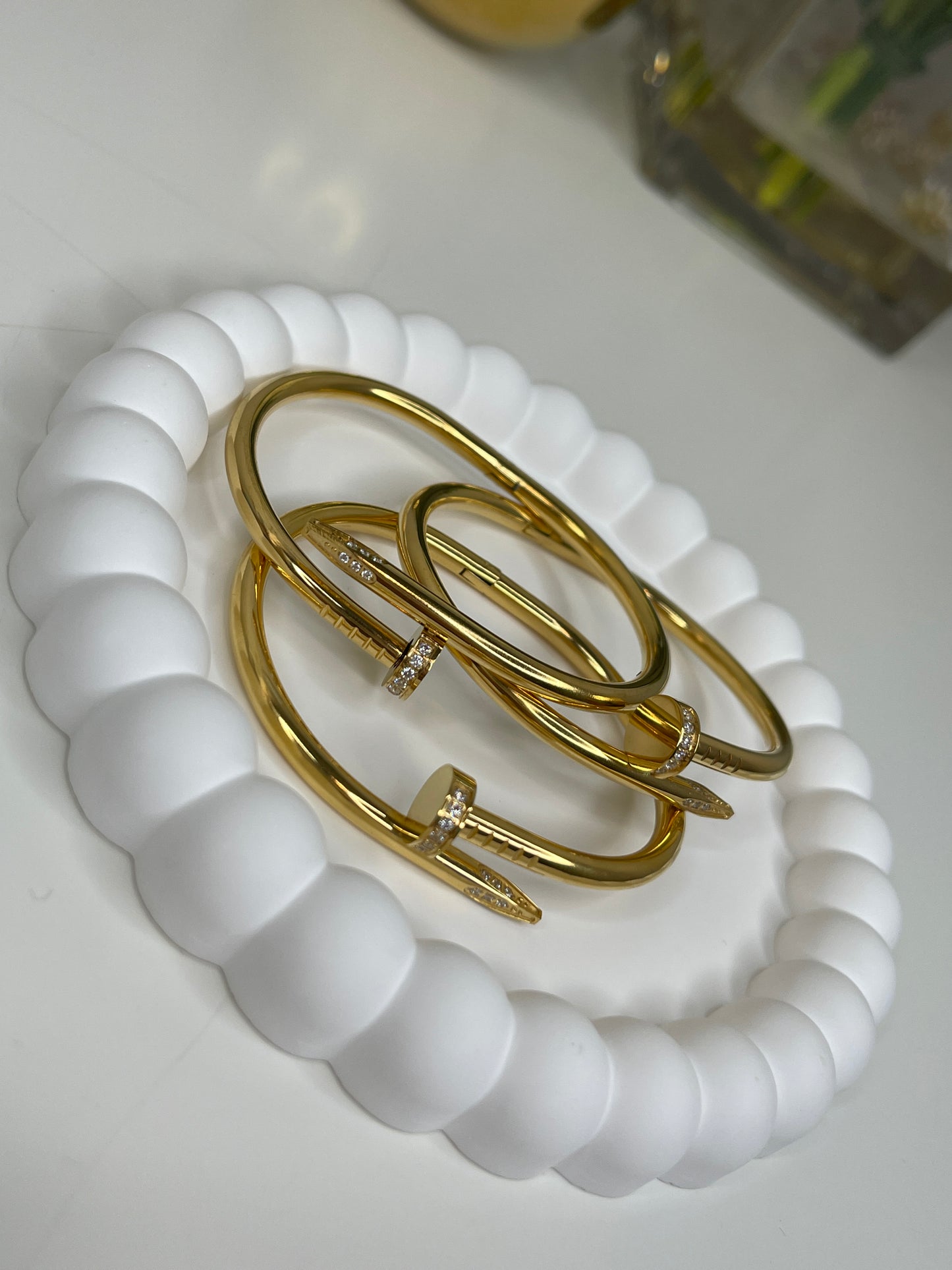 Pulsera de Clavo Oro