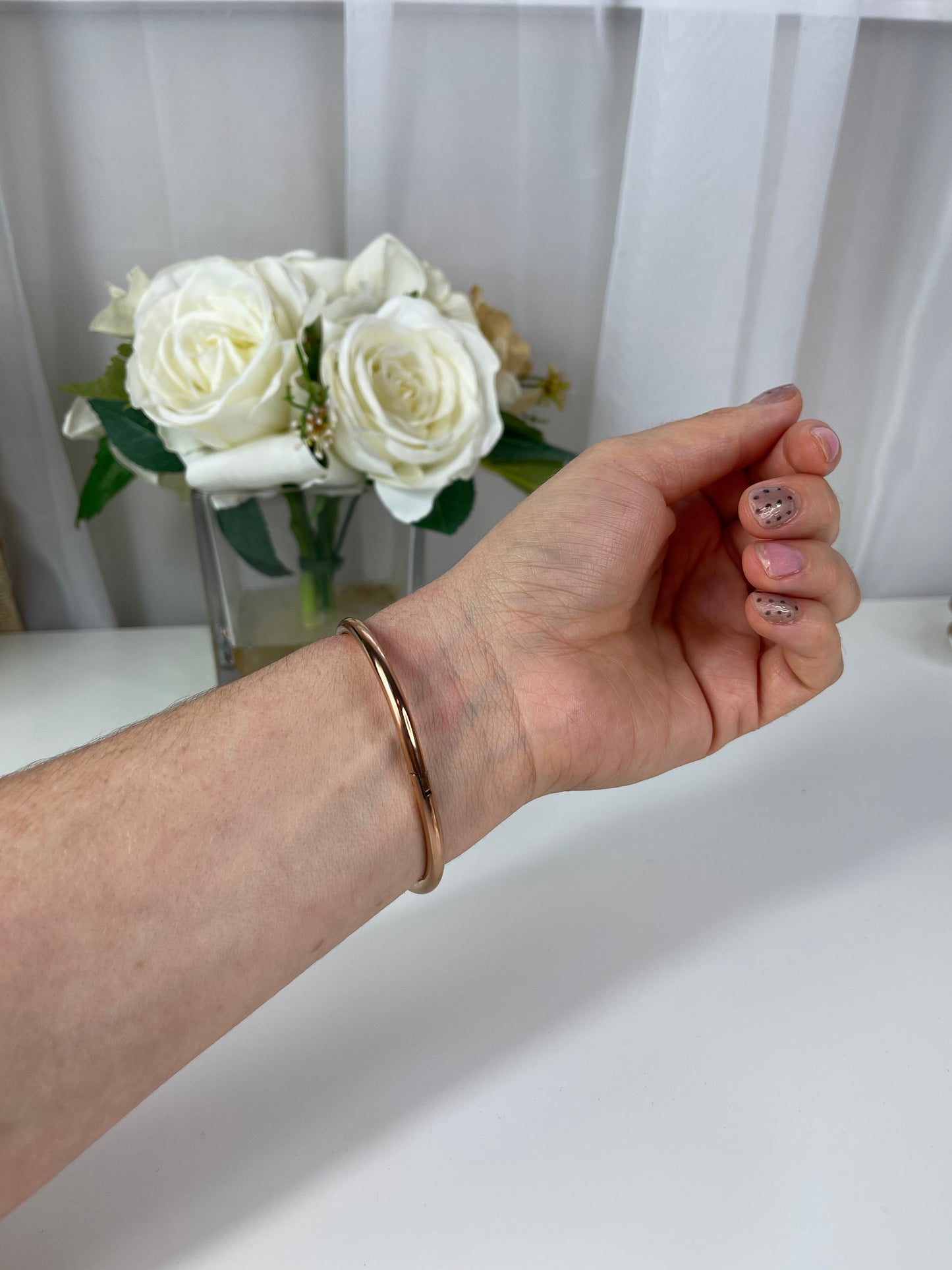 Brazalete de Clavo Rose Golde