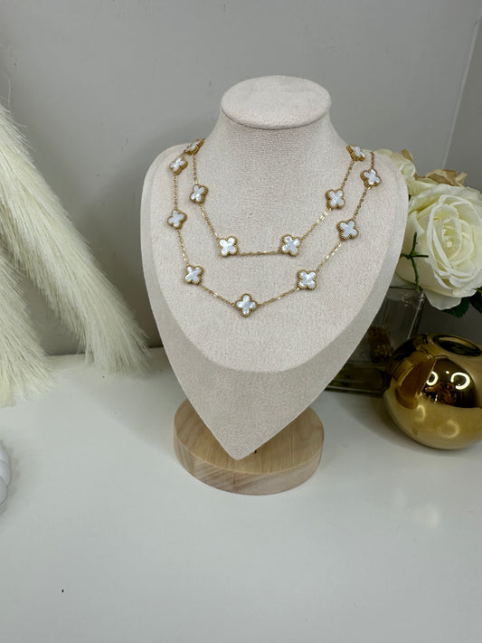 Clover Nacklace Blanco