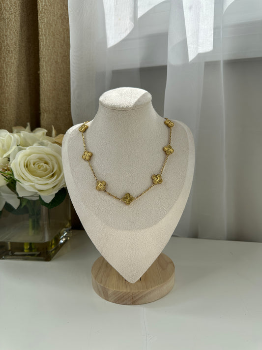 Clover Nacklace Oro